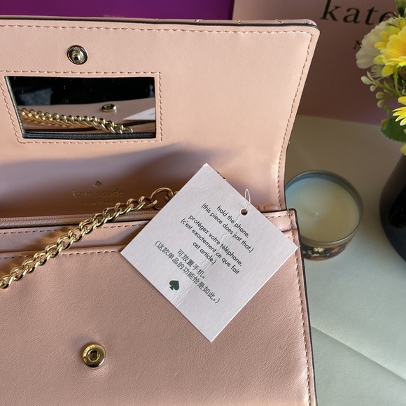 NWT KATE SPADE NEW YORK Milou Briar Lane Quilted Wallet & Phone Holder - Picture 11 of 14